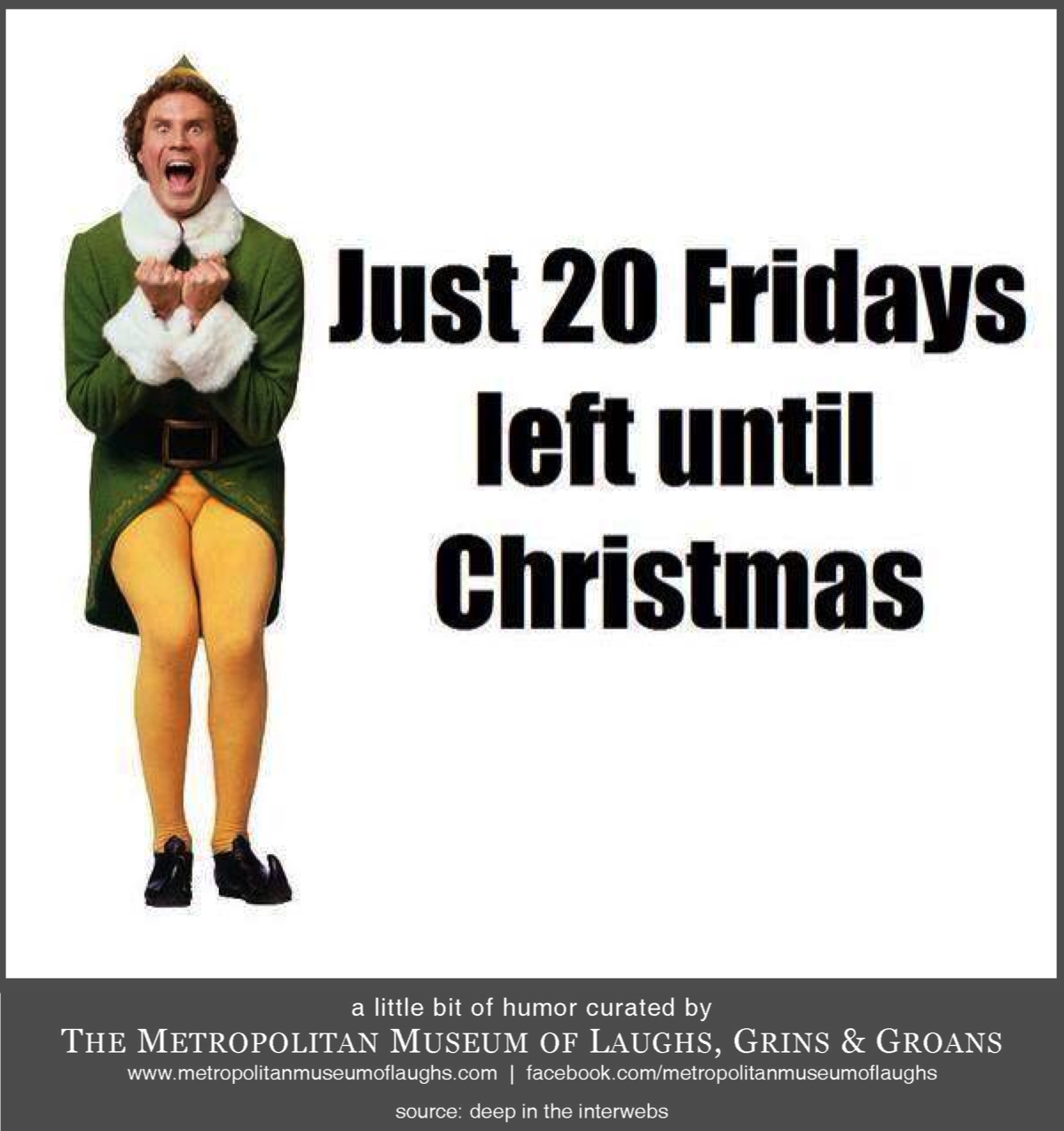 How Many Friday S Until Christmas Elf